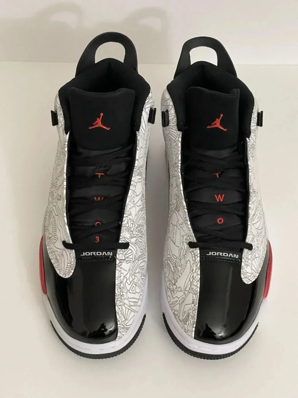 Nike Air Jordan Dub Zero Fire Red Laser Chicago Men’s Size 14 311046-162